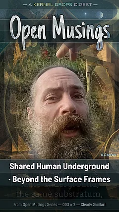 Shared Human Underground · Beyond the Surface Frames